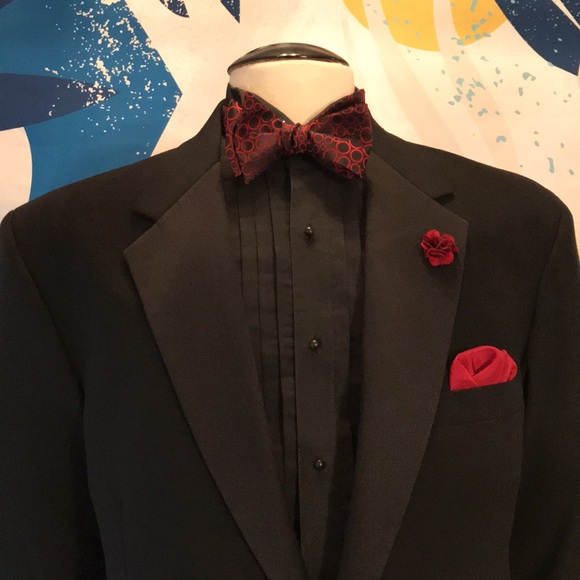 Perry Ellis Tuxedo Coat - Picture 1 of 17